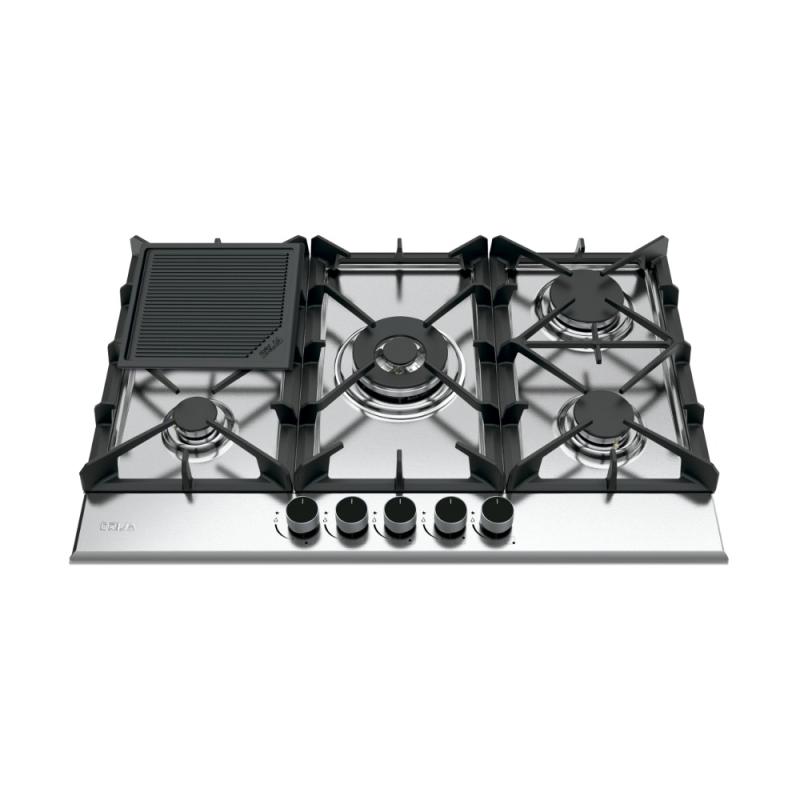 DRIJA ESTUFA EMPOTRABLE DE 76CM A GAS 5 QUEMADORES MILAN76