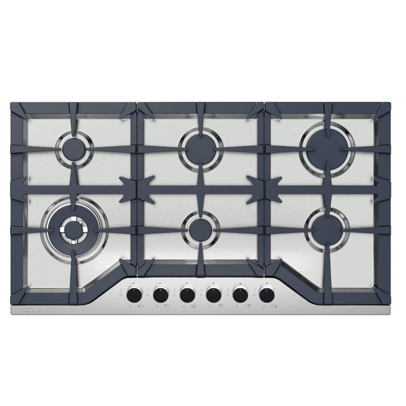 DRIJA ESTUFA A GAS 6 QUEMADORES 91CM MILAN 91