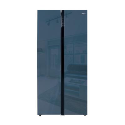 DRIJA REFRIGERADOR SIDE BY SIDE DE 15.4CUFT DISEÃ‘O ESPEJO AZUL INVERTER