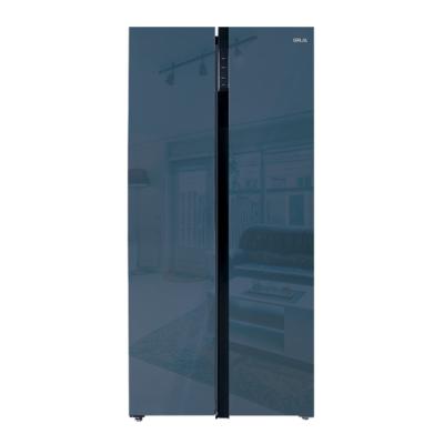 DRIJA REFRIGERADOR SIDE BY SIDE DE 18CUFT DISEÃ‘O ESPEJO AZUL INVERTER