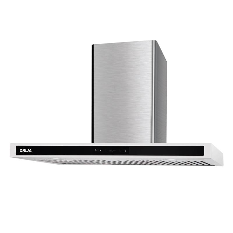 DRIJA EXTRACTOR DE GRASA DE 90CM CON ILUMINACION LED QUADRATO 90