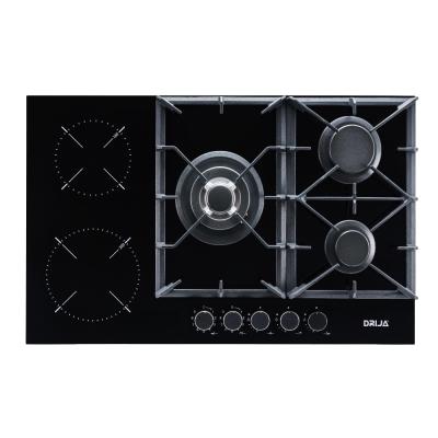 DRIJA ESTUFA EMPOTRABLE DUAL (GAS Y ELECTRICO) DE 76CM SICILIA 76