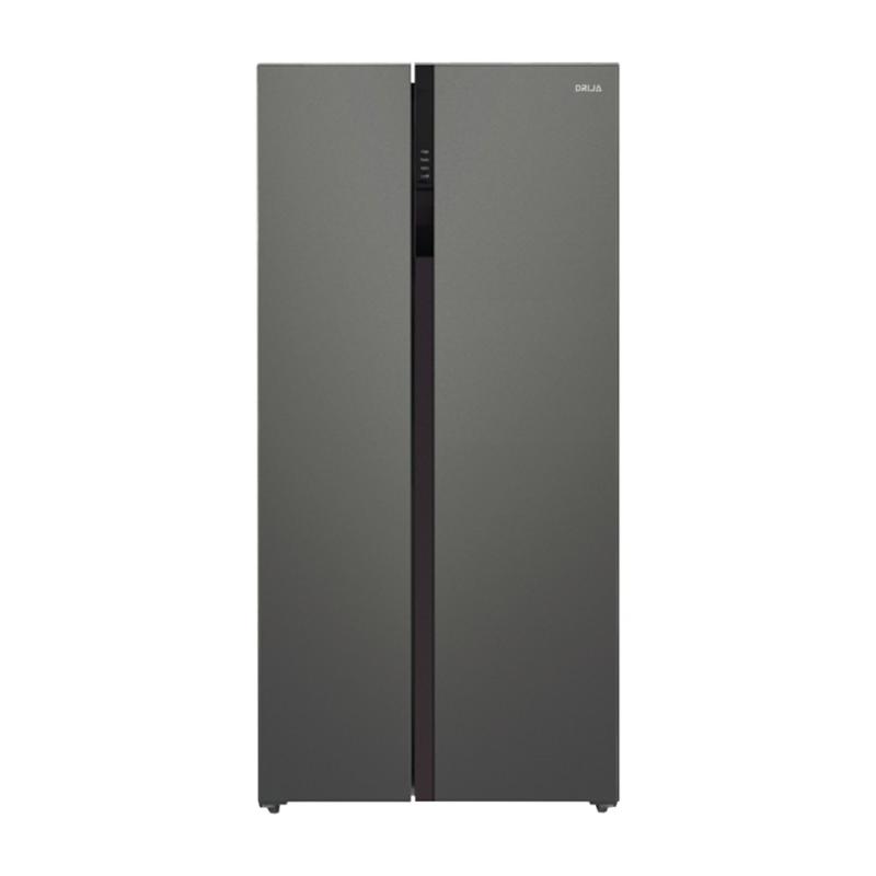 DRIJA REFRIGERADOR SIDE BY SIDE DE 15.4CUFT INVERTER COLOR GRIS PLATA