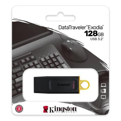 KINGSTON MEMORIA USB DE 128GB DATA TRAVELER EXODIA