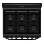 Mabe Estufa de 30" a gas 6 quemadores color negro em7620