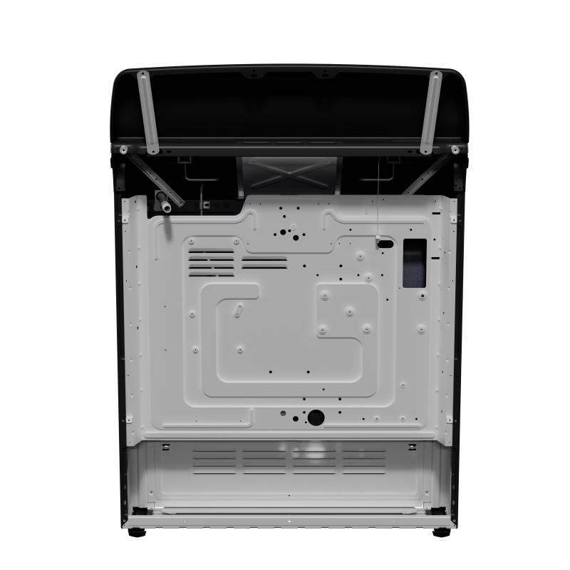 Mabe Estufa de 30" a gas 6 quemadores color negro em7620
