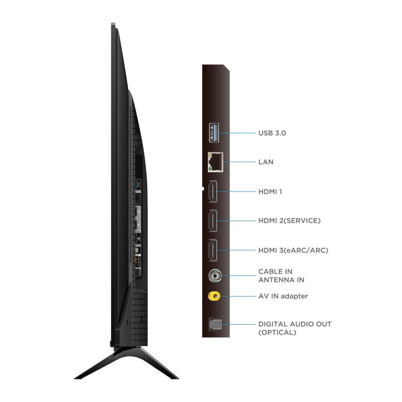 TCL SMART TV DE 43" UHD 4K HDR10+ P755