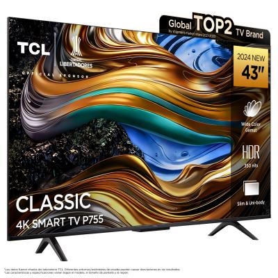 TCL SMART TV DE 43" UHD 4K HDR10+ P755