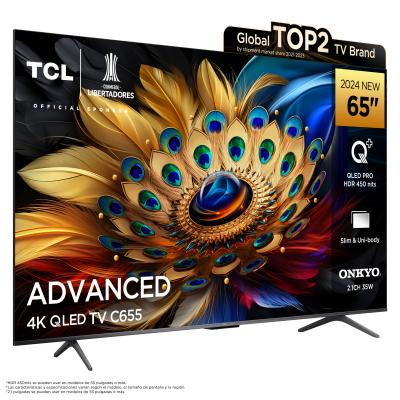TCL SMART TV DE 65" QLED 4K GOOGLE TV C655