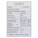 Sankey Aire acondicionado split 11700btu no inverter blanco