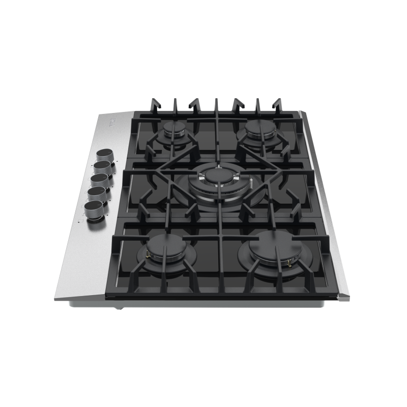 DRIJA ESTUFA EMPOTRABLE 76CM A GAS DE 5 QUEMADORES FERRARA 76