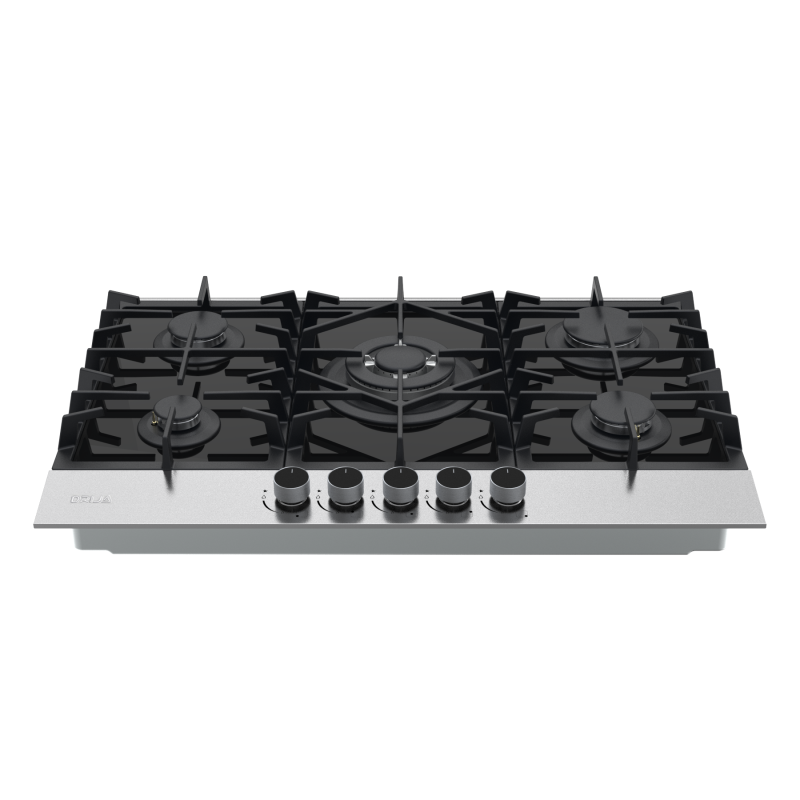 DRIJA ESTUFA EMPOTRABLE 76CM A GAS DE 5 QUEMADORES FERRARA 76