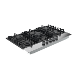 DRIJA ESTUFA EMPOTRABLE 76CM A GAS DE 5 QUEMADORES FERRARA 76