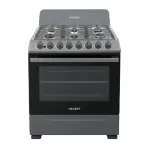 Sankey Estufa a gas de 30" con 6 quemadores gris titanio tt6