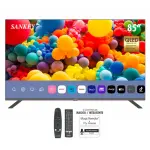 Sankey Televisor de 85" qled quantum dot 1.5g ram y 8g rom con magic remote + fly mouse webos q8rwd2