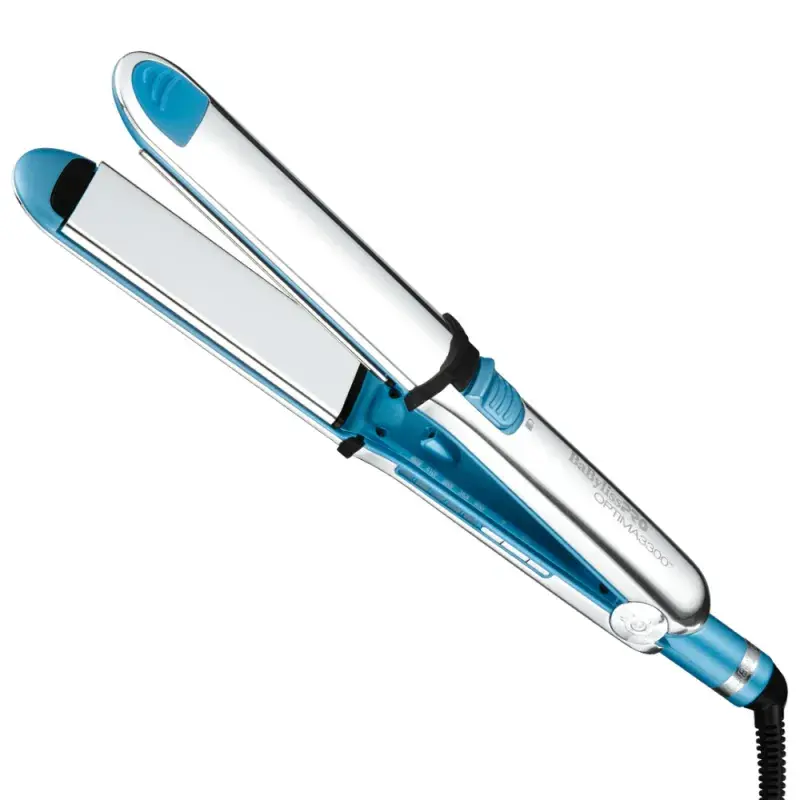 Babyliss pro Plancha alisadora de acero inoxidable de 1½" nano titanium optima 3300 tux