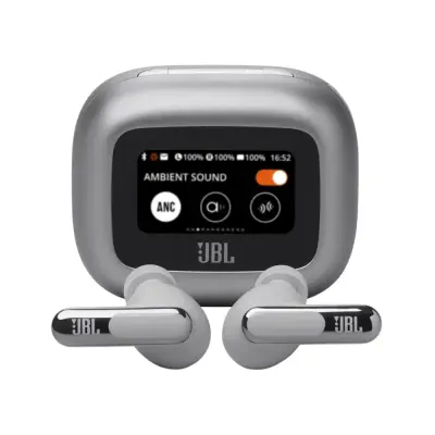 Jbl Audifonos inalambricos live beam 3 plateado silam