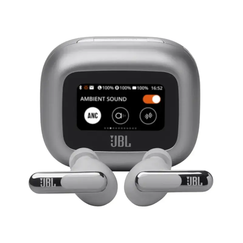 Jbl Audifonos inalambricos live beam 3 plateado silam