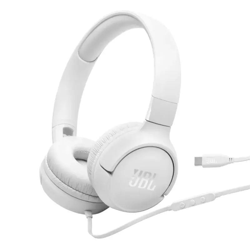 Jbl Audifonos diadema tune 520c blanco usb-c t520c