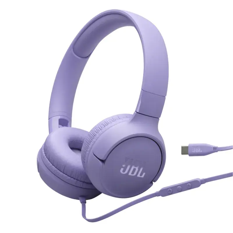 Jbl Audifonos diadema tune 520c púrpura usb-c t520c