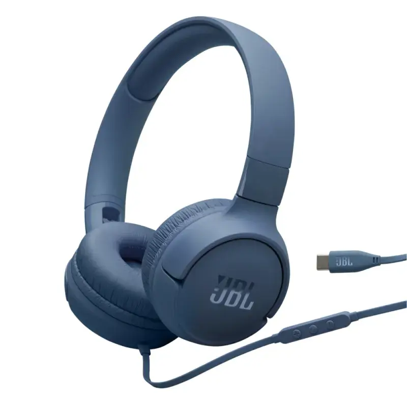 Jbl Audifonos diadema tune 520c azul usb-c t520c