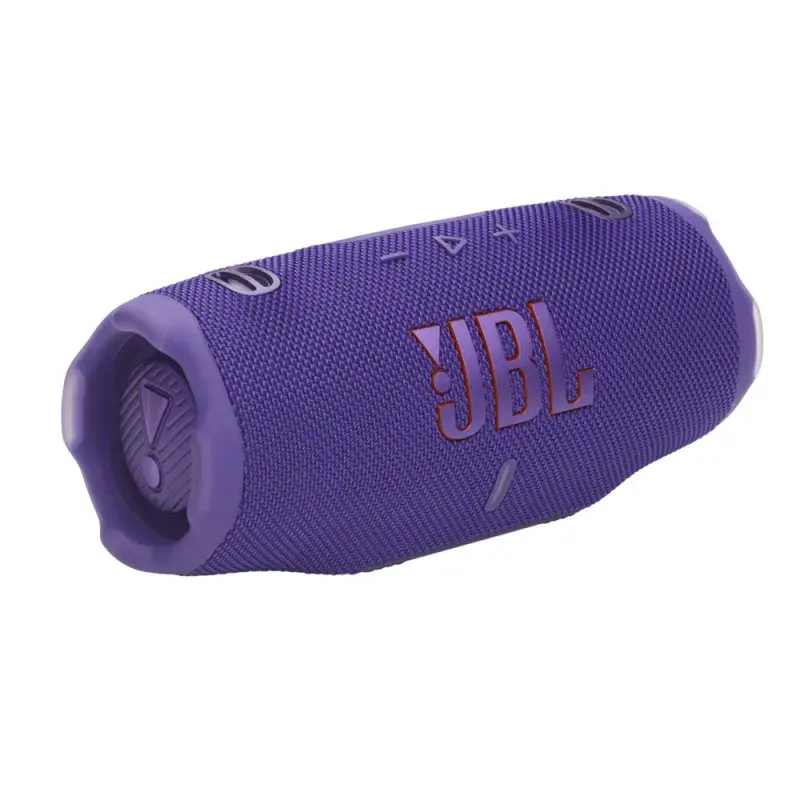 Bocina portátil jbl charge6 30w color púrpura resistente al agua y polvo
