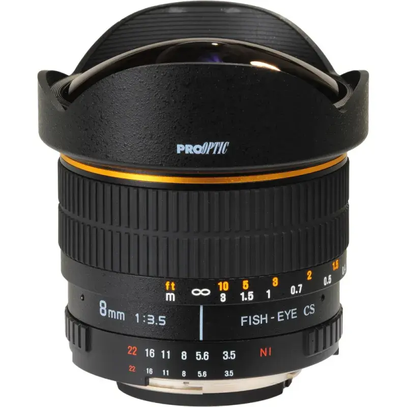 Bower Lente 8 mm f3.5 ultra fast fisheye sly358