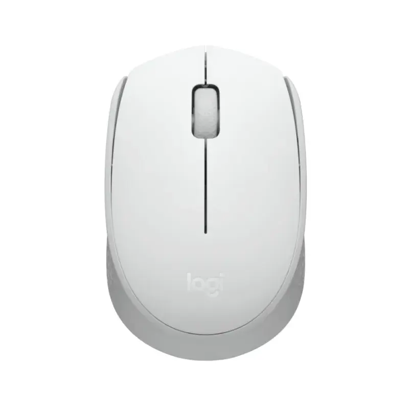 Logitech Mouse inalambrico plug and play white m170