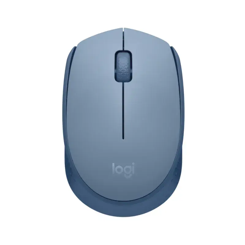 Logitech Mouse inalambrico plug and play gris azulado m170