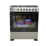 Nisato Estufa con horno 30" 6 quemadores hierro fundido ne7774