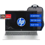 Hp Laptop de 15.6" amd ryzen 5 con 8gb ram 512gb ssd 15fc0250