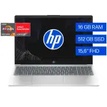 Hp Laptop de 15.6" amd ryzen 7 16gb ram 512gb ssd windows 11 15fc0272