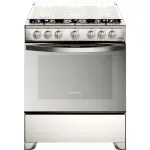 Frigidaire Estufa a gas de 30" 6 quemadores vapor brake con tapa de vidrio