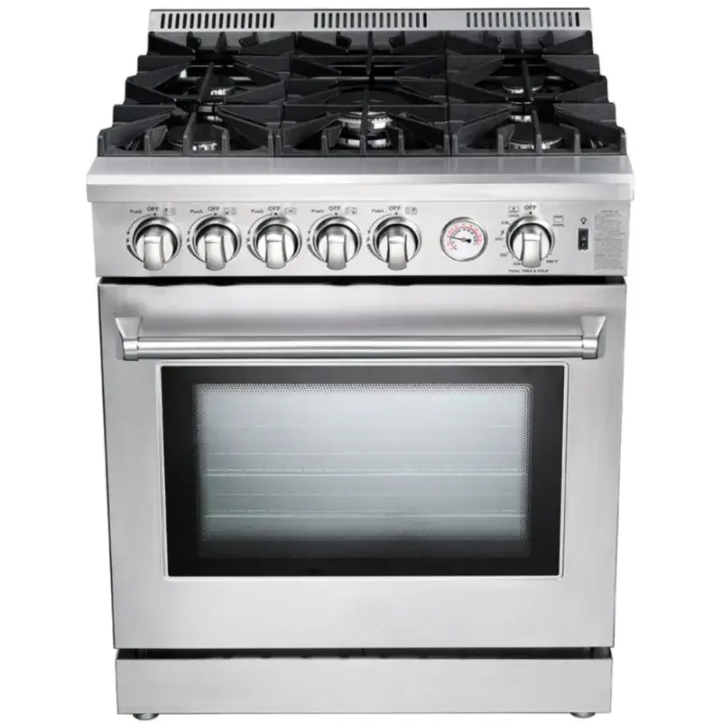 Drija Estufa a gas de 36" con horno de convección