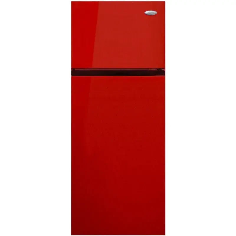 Sankey Refrigeradora de 7 cuft color rojo con luz interior