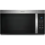 Whirlpool Microondas con extractor de 30" 1.7 pies³ 1000 w acero antihuellas wmms3130