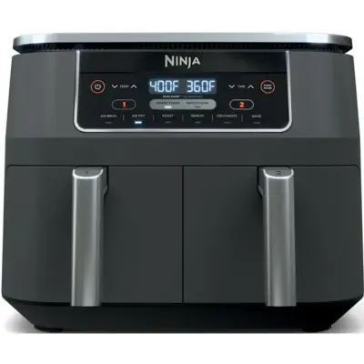 Ninja Freidora de aire foodi con 2 canastas dual zone