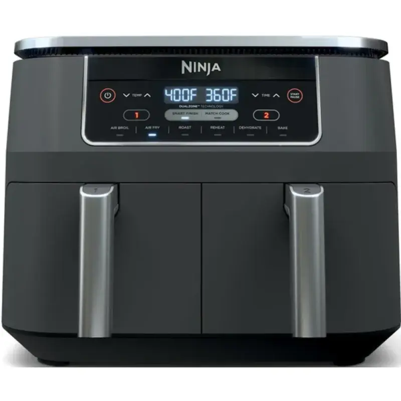 Ninja Freidora de aire foodi con 2 canastas dual zone