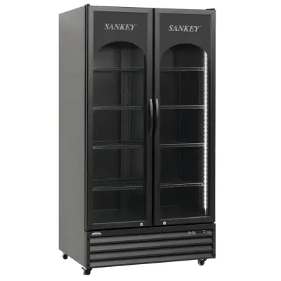 Sankey Enfriador de vitrina de 25.8cuft color negra rfd3563