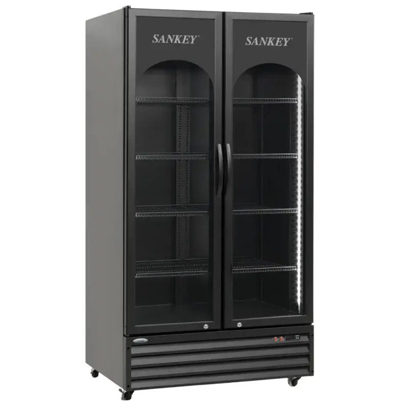 Sankey Enfriador de vitrina de 25.8cuft color negra rfd3563