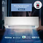 Panasonic Aire acondicionado inverter serie s de 20400btu cscus18