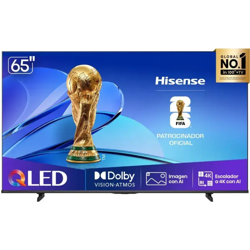 Hisense Smart tv de 65" qled uhd 4k vidaa tv q6qv