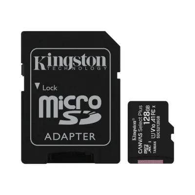 Kingston Memoria microsd de 128gb canvas select plus