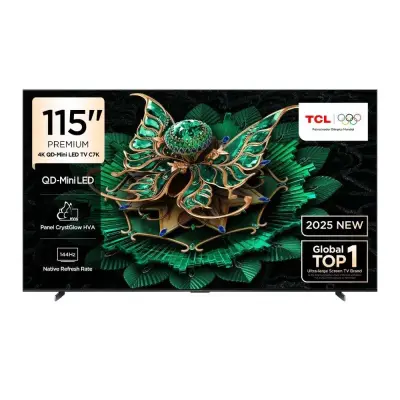 Tcl Smart tv 115" qd-miniled premium 4k 144hz google tv c7k