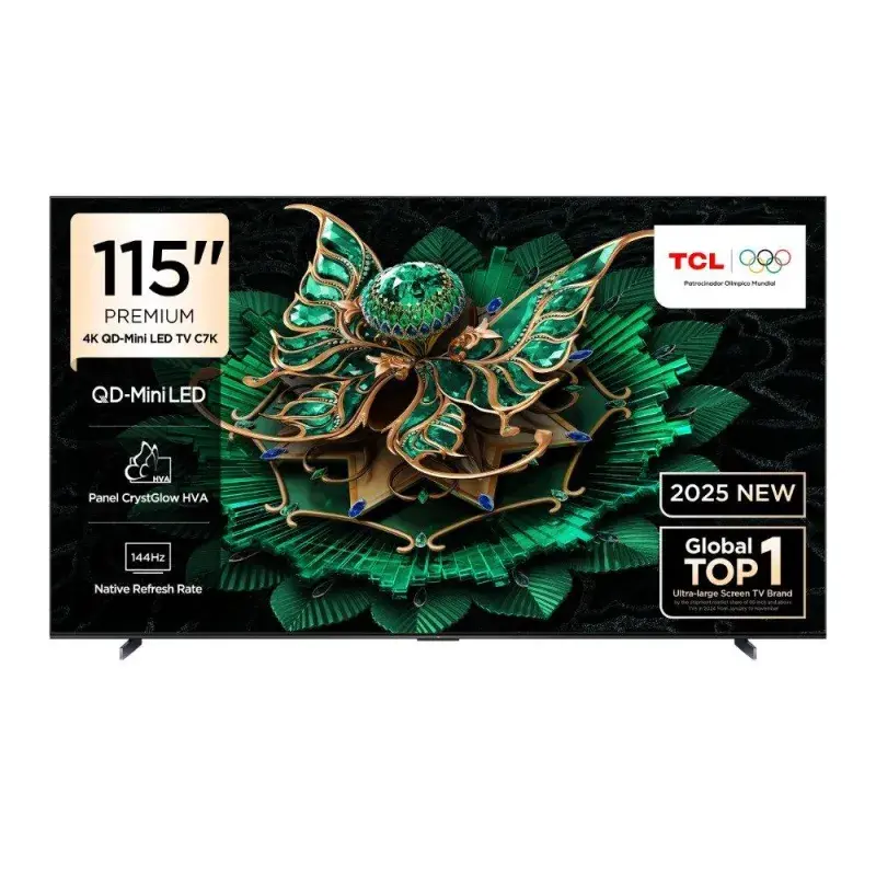 Tcl Smart tv 115" qd-miniled premium 4k 144hz google tv c7k