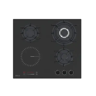 Drija Estufa de 58.5cm dual 4 quemadores sicilia touch