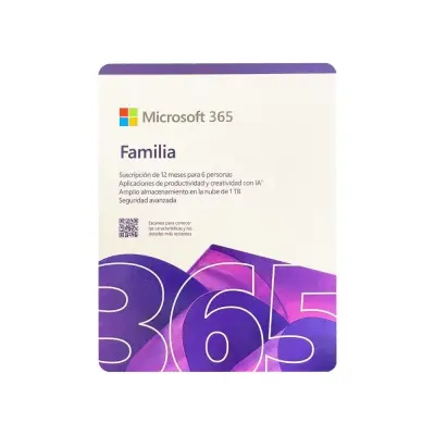 Microsoft Office 365 familiar 12 meses 6 dispositivos