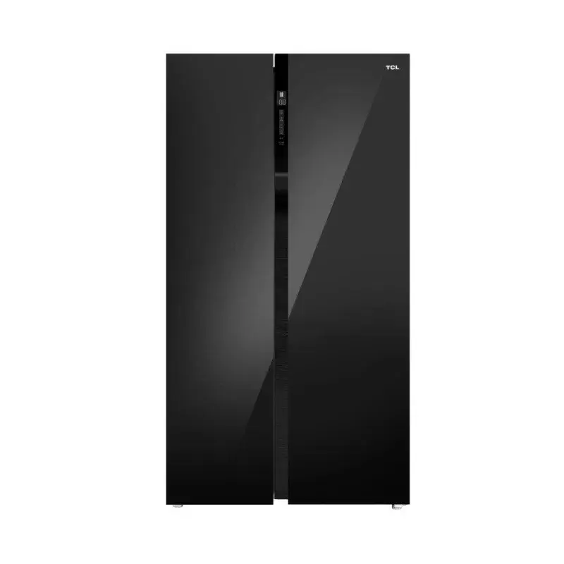 Tcl Refrigerador side by side de 22.2cuft inverter negro cristal p650
