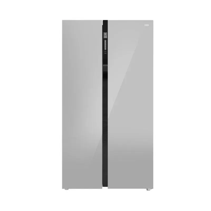 Tcl Refrigerador side by side de 17.8cuft inverter gris cristal p520