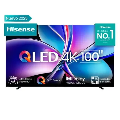 Hisense Smart tv de 100" qled uhd 4k 144hz google tv q7qg